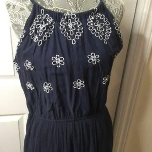 Old Navy, blue summer dress maxi - Picture 2 of 4